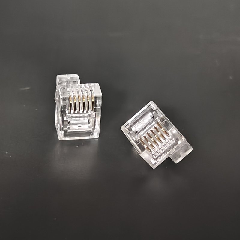 RJ12 6P6C Modular Connector male RJ11 6Pin Right Side Plug Compatible with LE.GO ev3 nxt robot motors