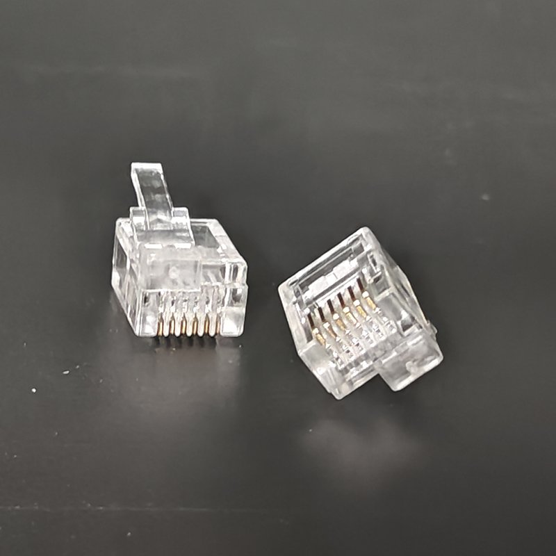 RJ12 6P6C Modular Connector male RJ11 6Pin Right Side Plug Compatible with LE.GO ev3 nxt robot motors