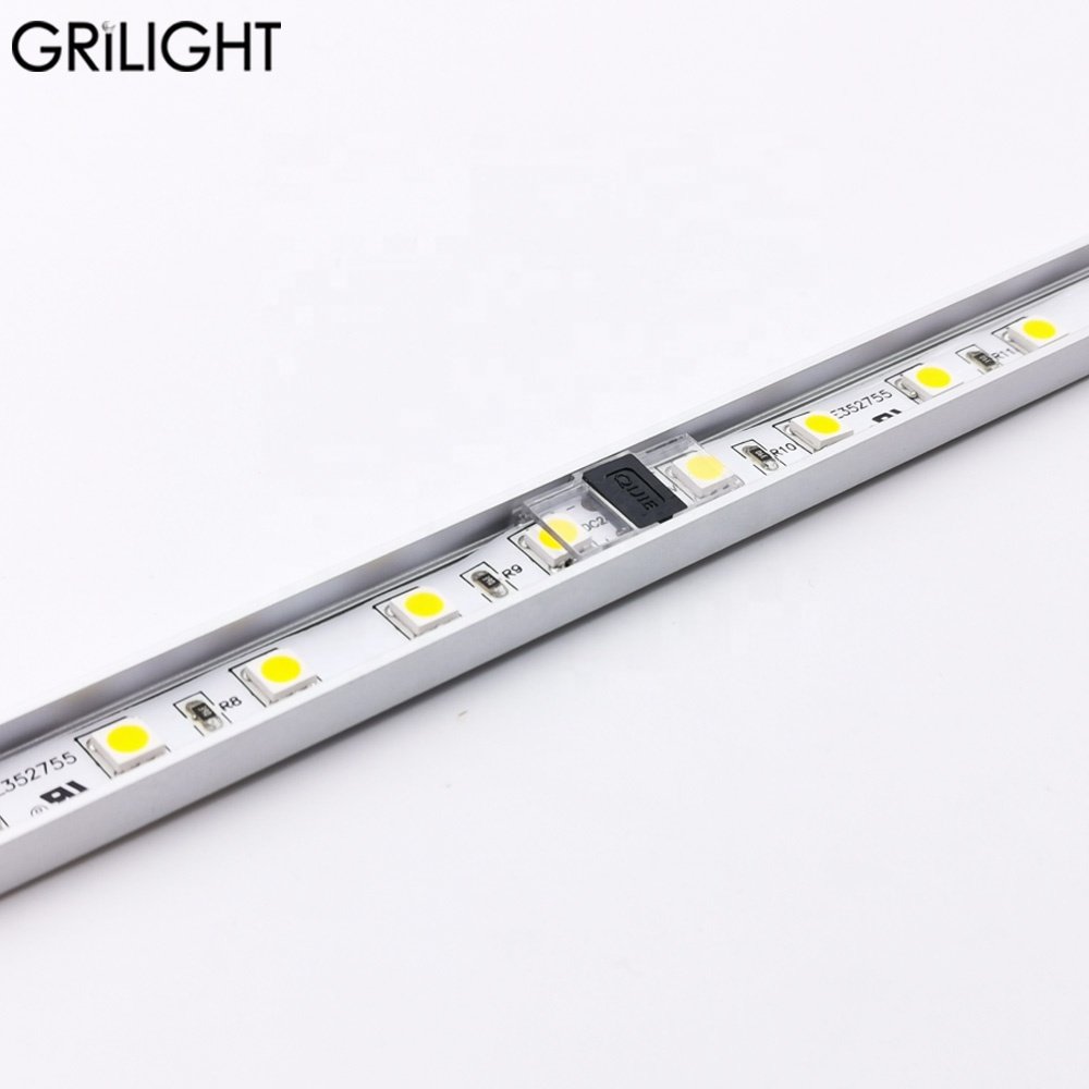 2020 beetle clip solderless 8mm 10mm 2pin small narrow Aluminium profile led strip connector for Aluminium channel