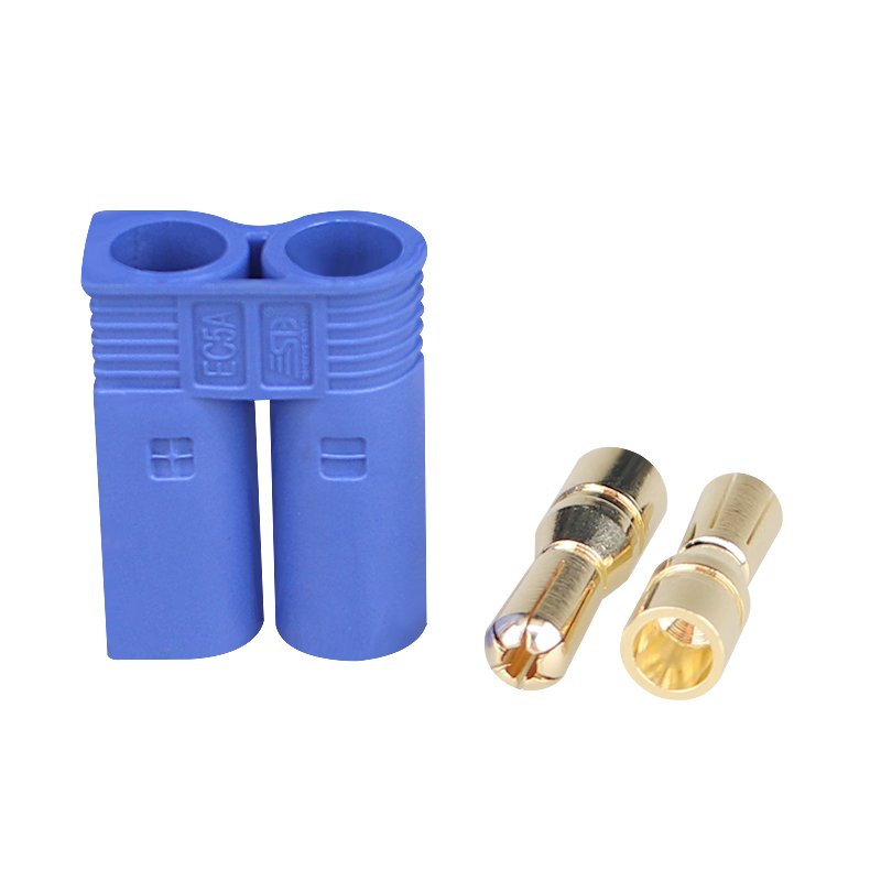 Electrical Plug EC5 Connector Power Pro Blue Shell Gold Plug Xt90 Female Black 600V for E bike
