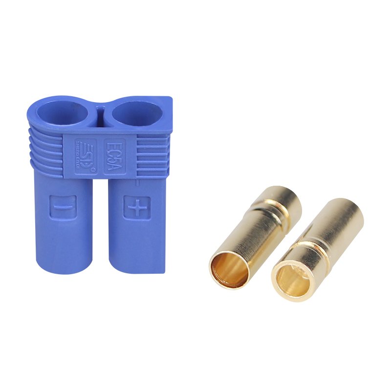 Electrical Plug EC5 Connector Power Pro Blue Shell Gold Plug Xt90 Female Black 600V for E bike