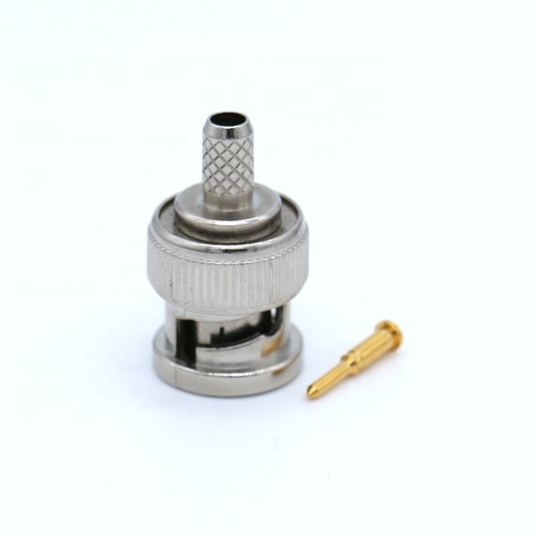 L-shaped BNC Male Plug to Female BNC Cable Adapter bnc Male cable Jack CCTV Coax Connector