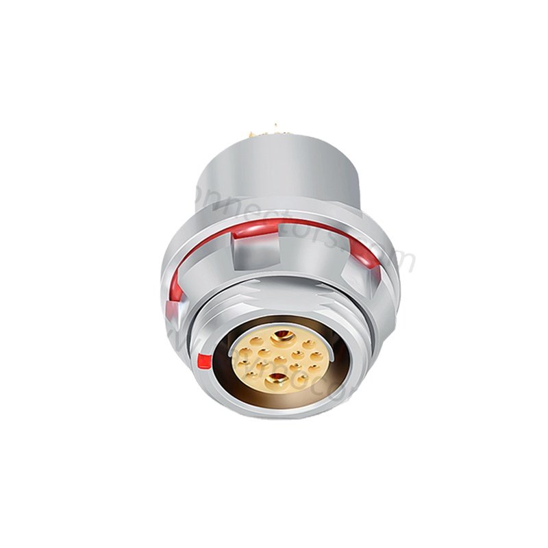 Traxial circular connector