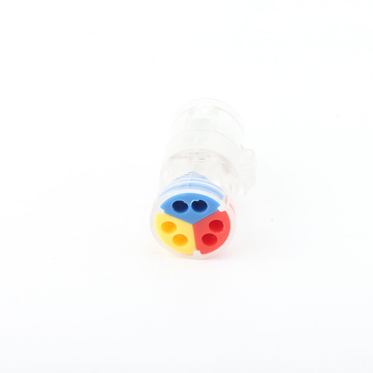 1 into 2 out Detachable Quick Connector Compact Conductor Terminal Block Universal Butt Type Wire Cable Connector