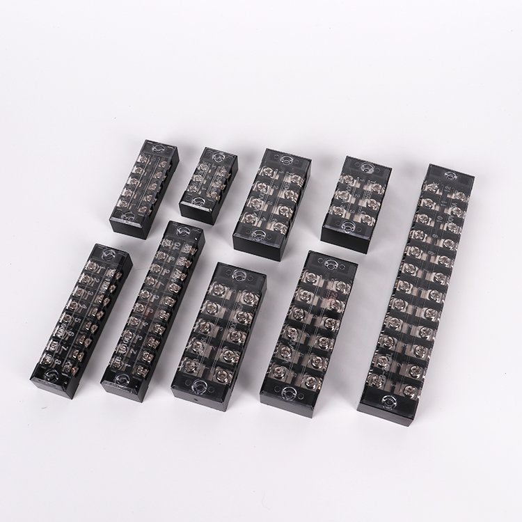 600V 25A Dual Row 6 Positions Screw Terminal Electric Barrier Strip Block Wire Cord Connector