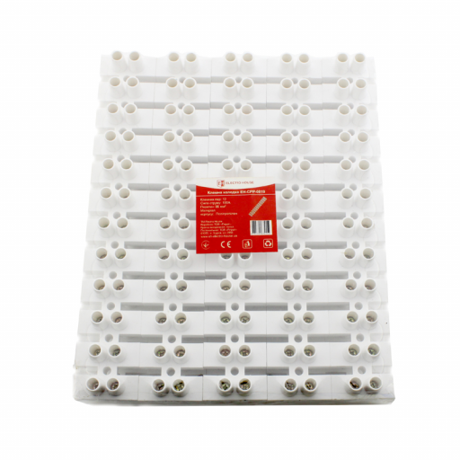 Hot Sale White High Quality 12 Way Screw Terminal Blocks Polyethylene 60A 80A 100A Brass Wire Terminal Connectors Reusable