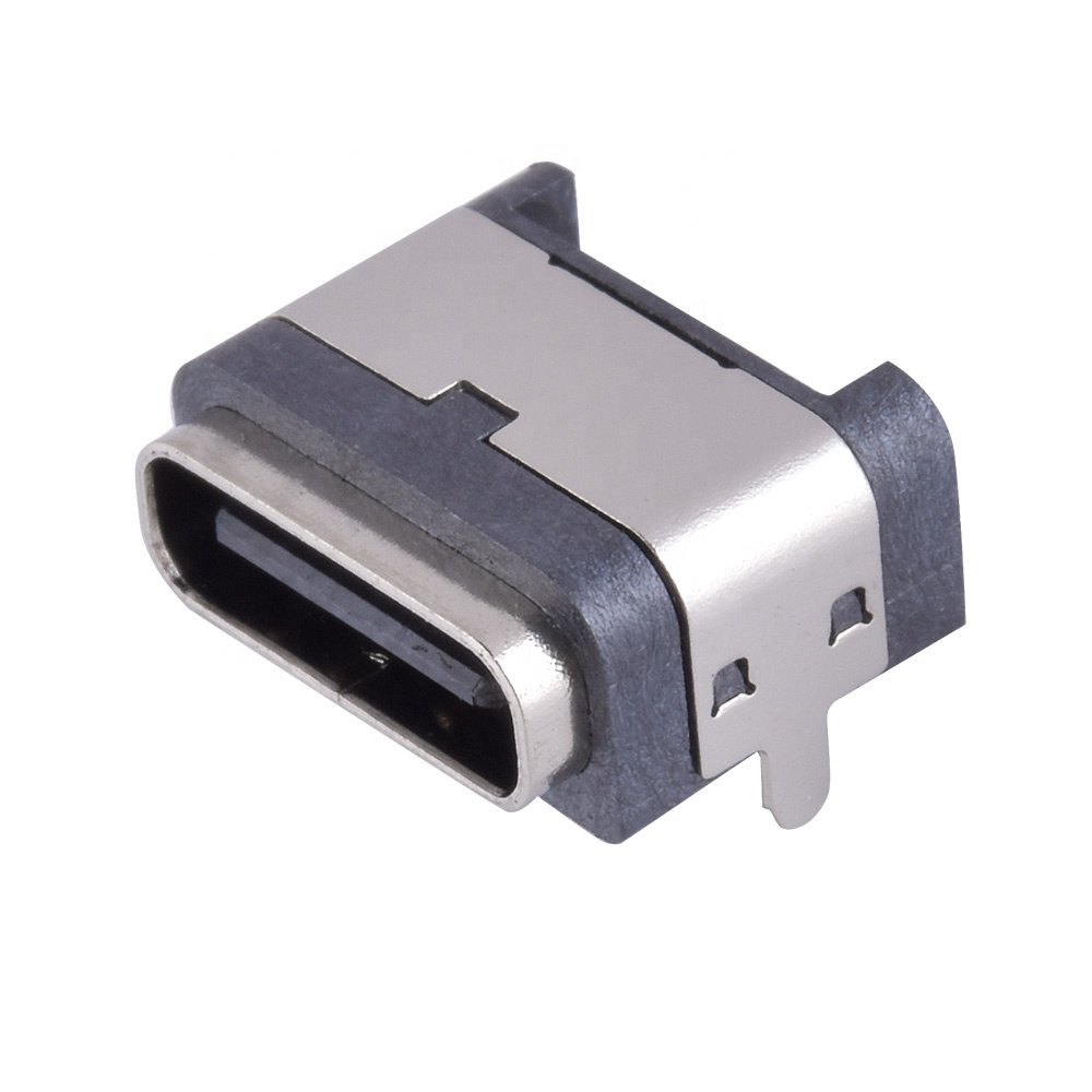Manufacturer Submersible Grade Waterproofing ip68 USB TYPE C 6P SMD Female Connector Waterproof