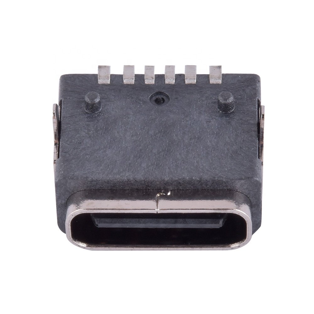 Manufacturer Submersible Grade Waterproofing ip68 USB TYPE C 6P SMD Female Connector Waterproof