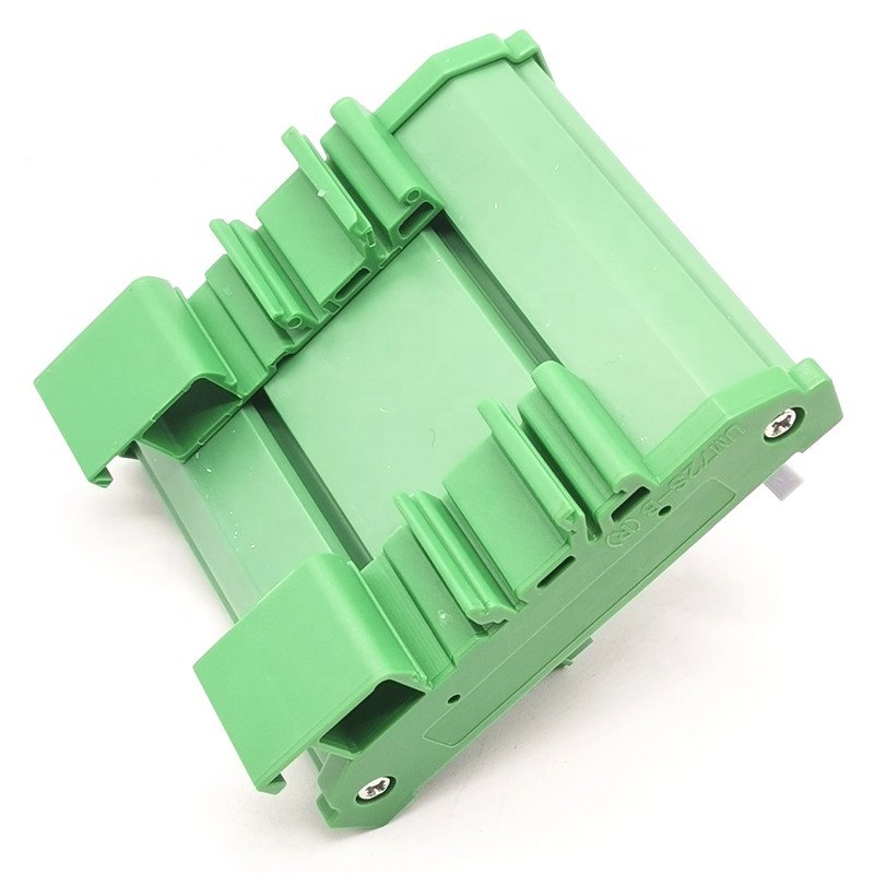 IDC 20 Pin IDC20P Male Terminal Block Breakout Board PLC Relay Terminals Adapter Connector For C45 Din Rail w/Base Holder