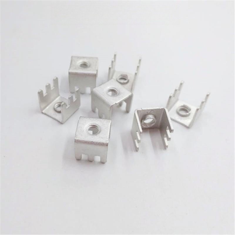 PCB4M4 welding terminal circuit board terminal base plate fixed base 6P metal pin hardware connector