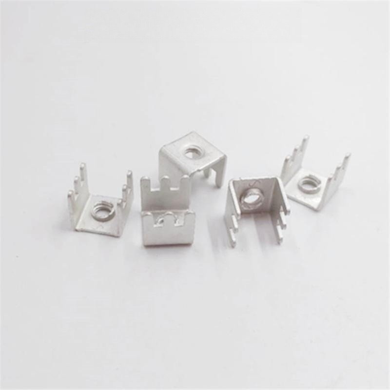 PCB4M4 welding terminal circuit board terminal base plate fixed base 6P metal pin hardware connector