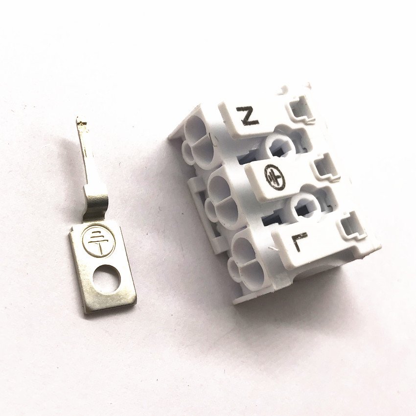 Hot sales DG238-10.0 2P/3P/4P/5poles spring terminal block 923 quick push in wire terminal block connector for Lamp lighting