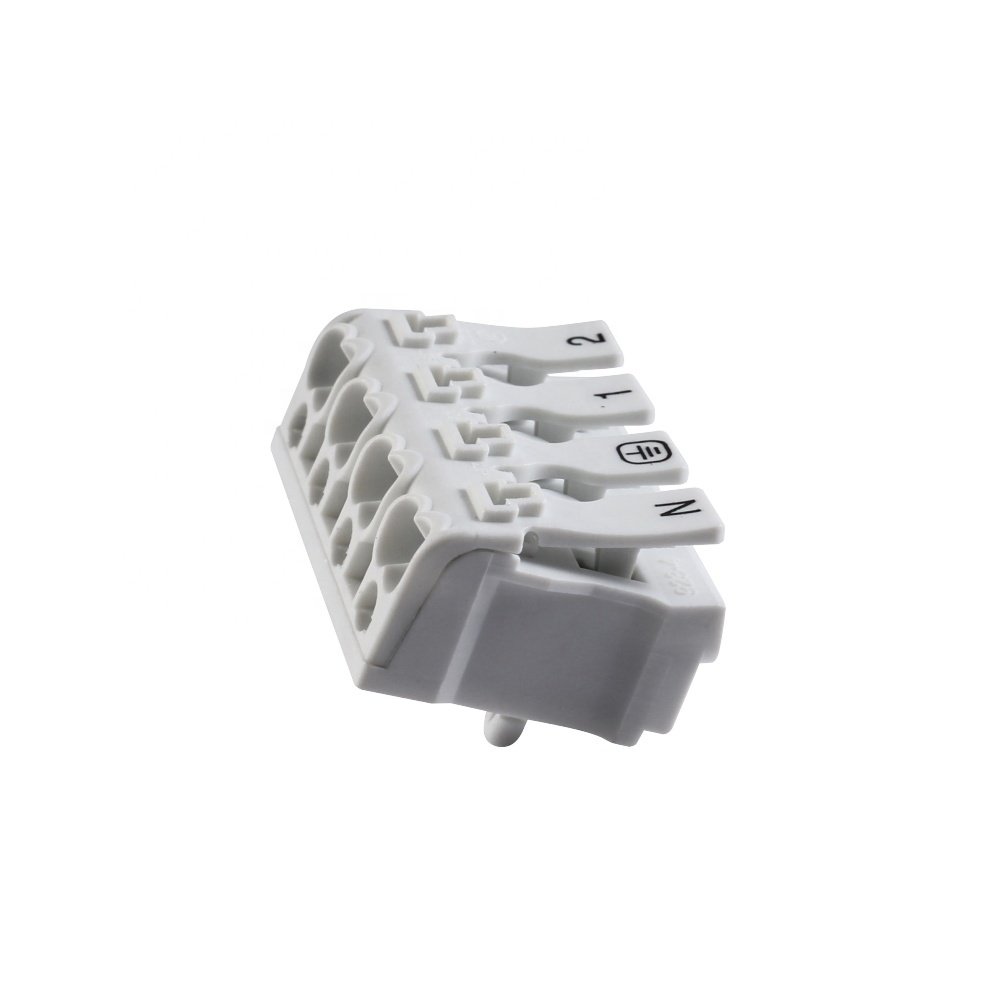 Hot sales DG238-10.0 2P/3P/4P/5poles spring terminal block 923 quick push in wire terminal block connector for Lamp lighting