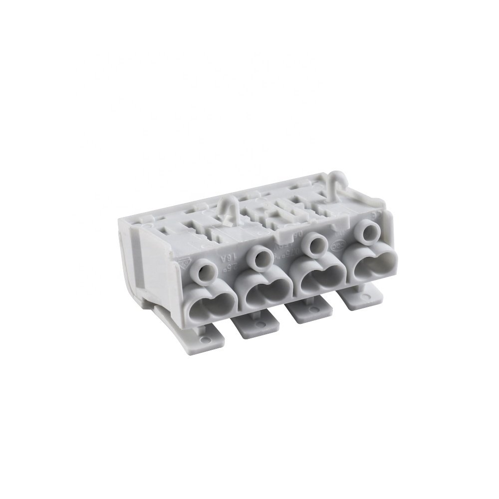 Hot sales DG238-10.0 2P/3P/4P/5poles spring terminal block 923 quick push in wire terminal block connector for Lamp lighting