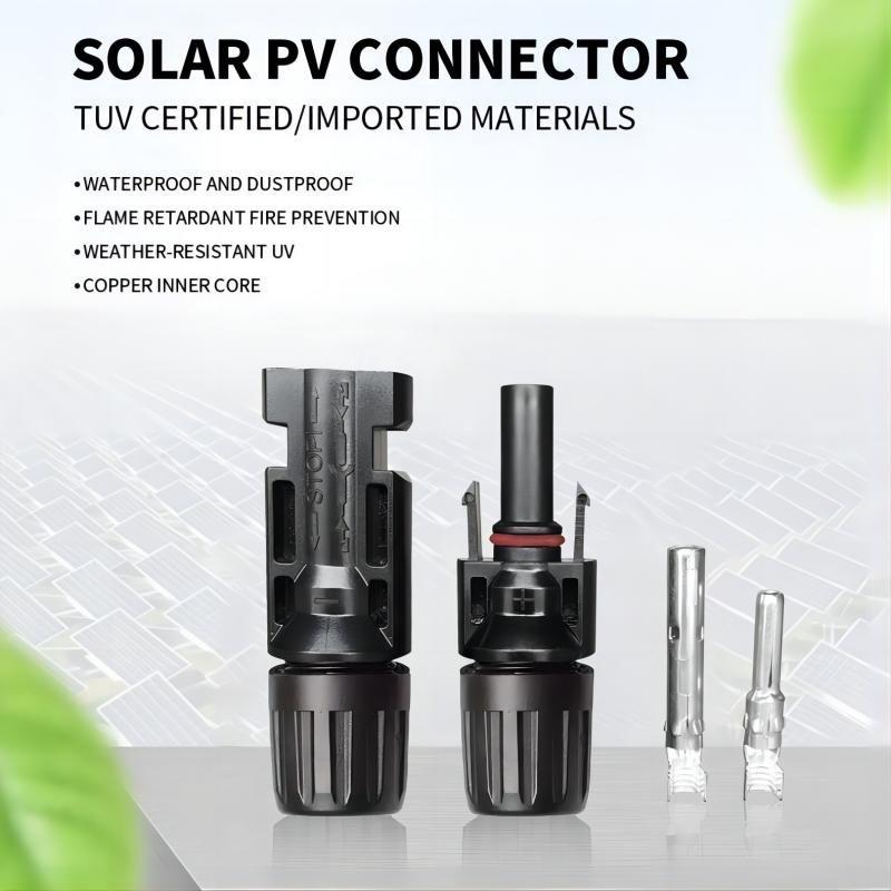 MC Four Solar Connect Solar 4mm 6mm 10mm MC4 Connector M4 Connector For Solar Panels