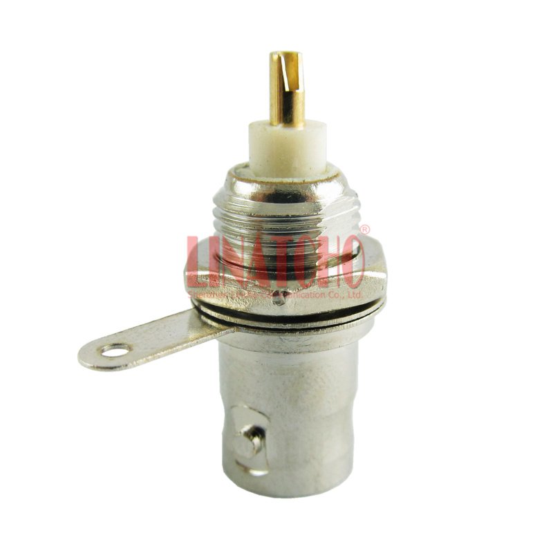 Radio Antenna Screw Nut BNC Female Jack PCB Socket Connector