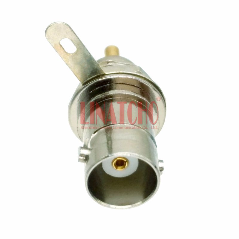 Radio Antenna Screw Nut BNC Female Jack PCB Socket Connector