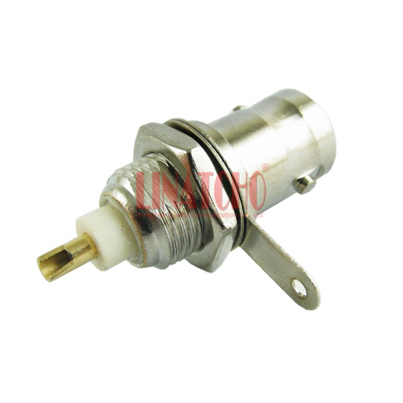 Radio Antenna Screw Nut BNC Female Jack PCB Socket Connector