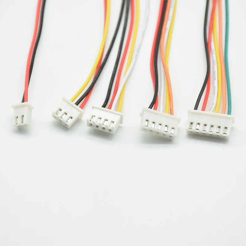 JST XH 2.54 2/3/4/5/6 Pin Pitch 2.54mm Connector male Plug Wire Cable 10cm/20cm/30cm Length 26AWG Male Female Plug Socket