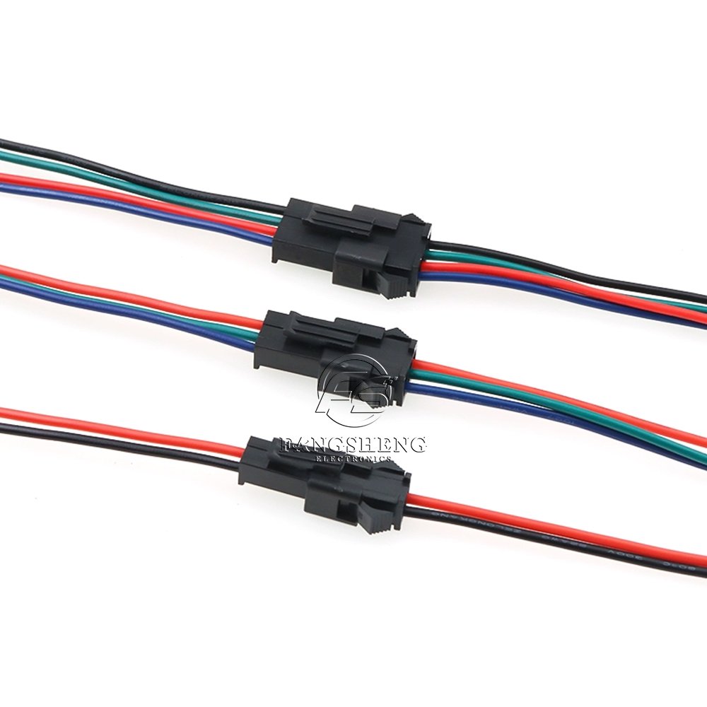 2P 3P 4P Wiring Harness SM2.54 Connector Wire Led Plug Male Female Connectors LED Strip Strips Cable 2.54mm
