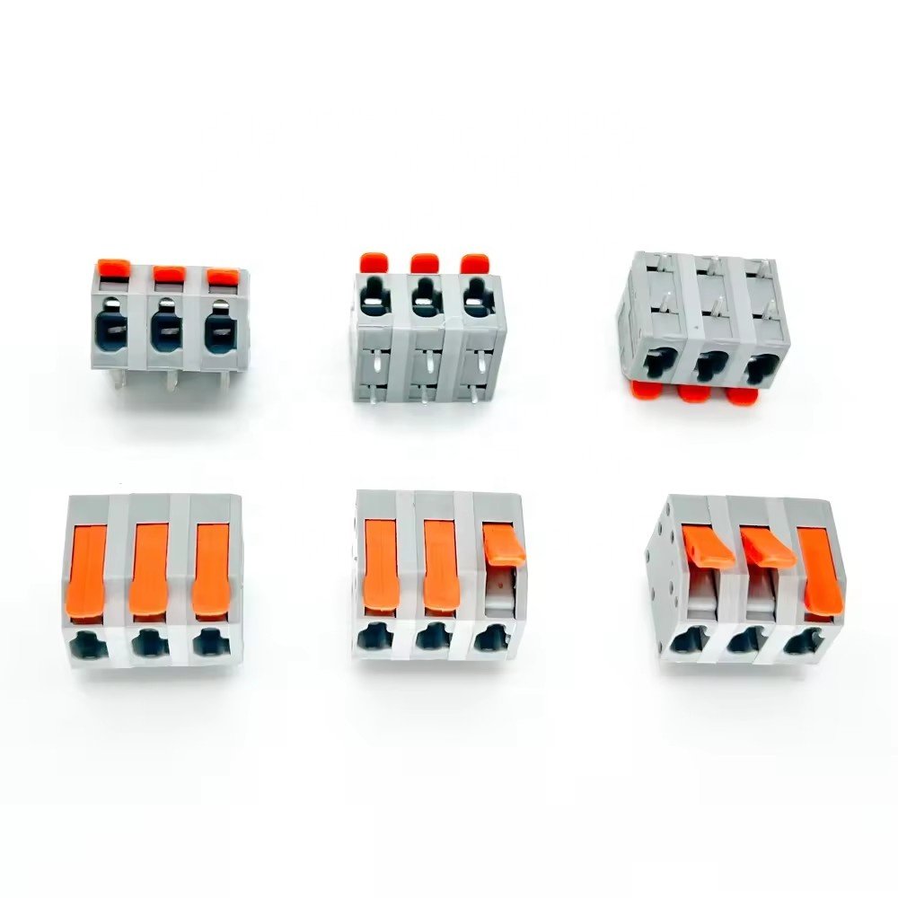 new type push in wire spring terminal blocks DG2204-5.0 DF2604-5.0 Terminal blocks connectors DEGSON