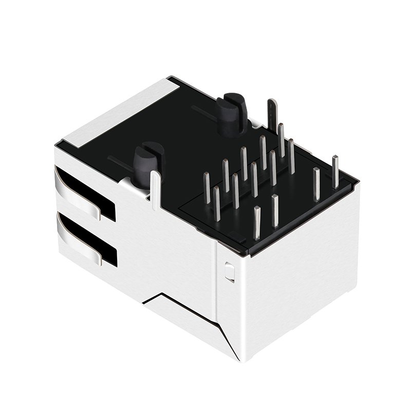 HR971169C HR871119C 0817-1A1T-11-F 100 Base-T 1 Port RJ45 Female Connector PCB