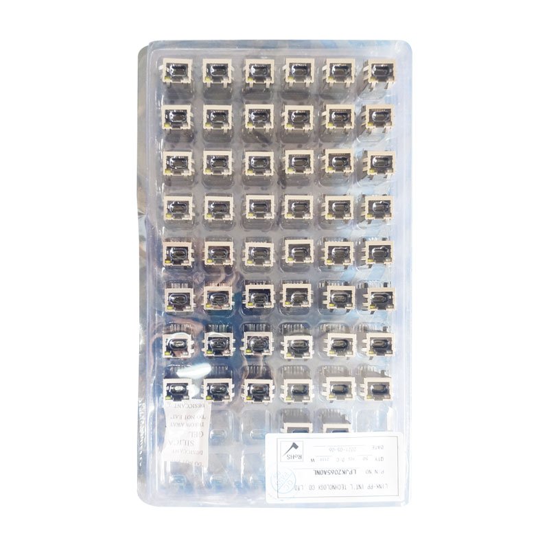 HR971169C HR871119C 0817-1A1T-11-F 100 Base-T 1 Port RJ45 Female Connector PCB