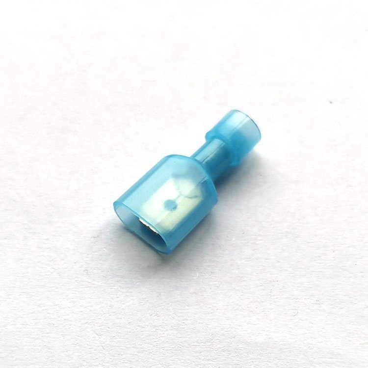 Good Price FDFN2-250 AWG16-14 Female Fully Insulated Connector Electrical Spade Nylon Wire Disconnect terminals