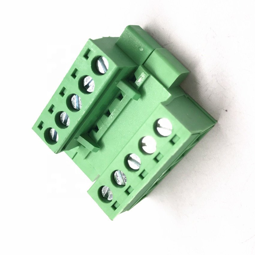 2EDGKR-5.08 wire terminal blocks 2EDGRKM male female pluggable terminal blocks connector 5.08 mm pitch with flange