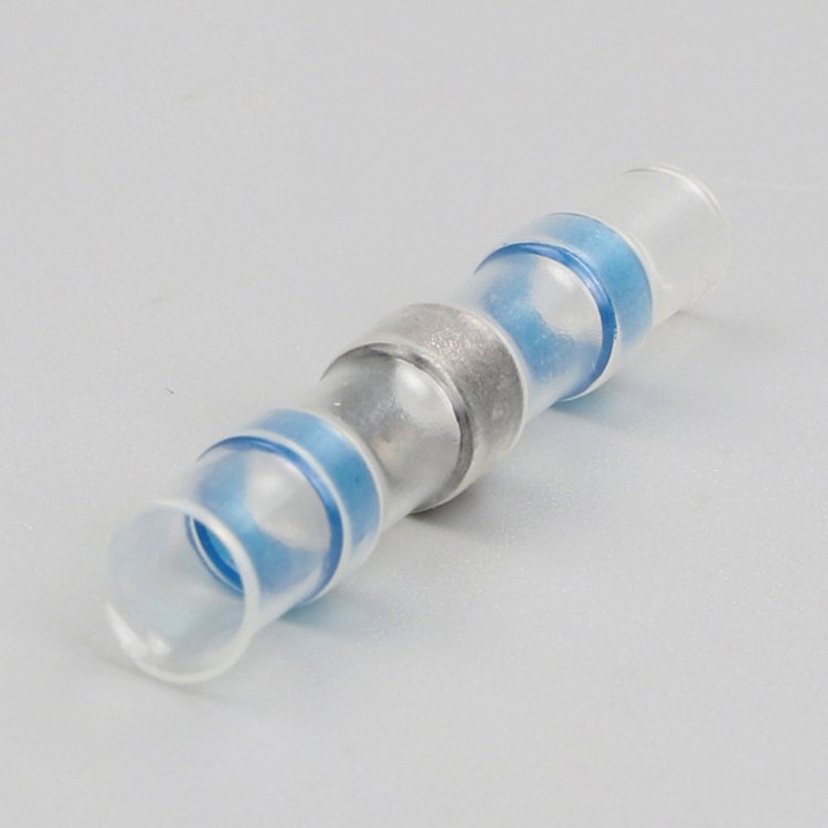 Waterproof Automotive Marine Electrical Insulated self Solder Seal Butt Connectors Heat Shrink Butt Splice Wire Terminals