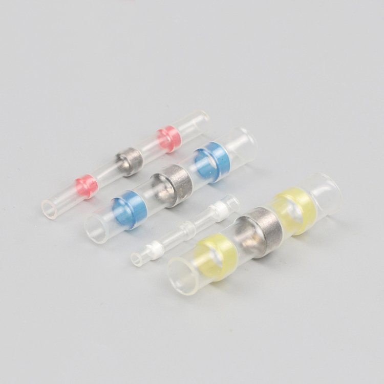 Waterproof Automotive Marine Electrical Insulated self Solder Seal Butt Connectors Heat Shrink Butt Splice Wire Terminals