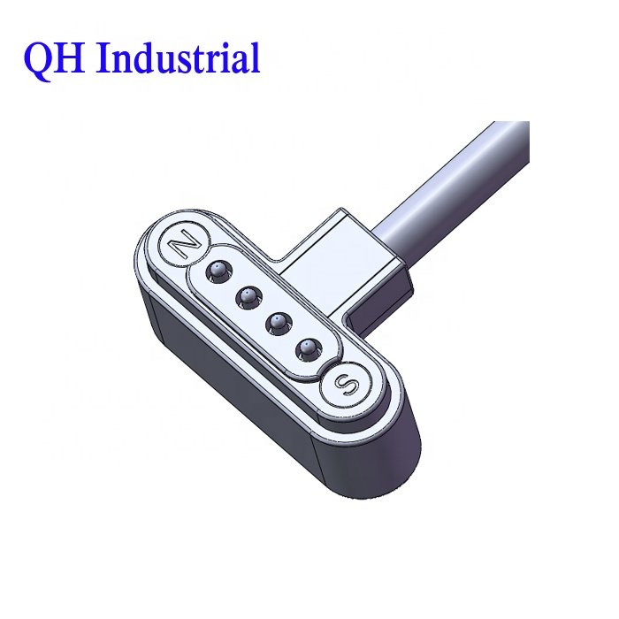 China Factory 4pin 2.54Pitch Male and Female Charger Magnetic Pogo Pin Power Connector for Charger