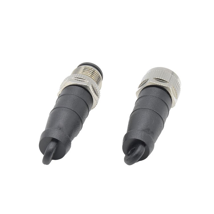 Connector supplier Terminator M12 5pin connector Screw type Male Female Waterproof NMEA2000 M12 A code connector