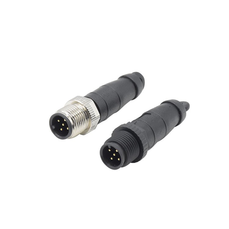 Connector supplier Terminator M12 5pin connector Screw type Male Female Waterproof NMEA2000 M12 A code connector