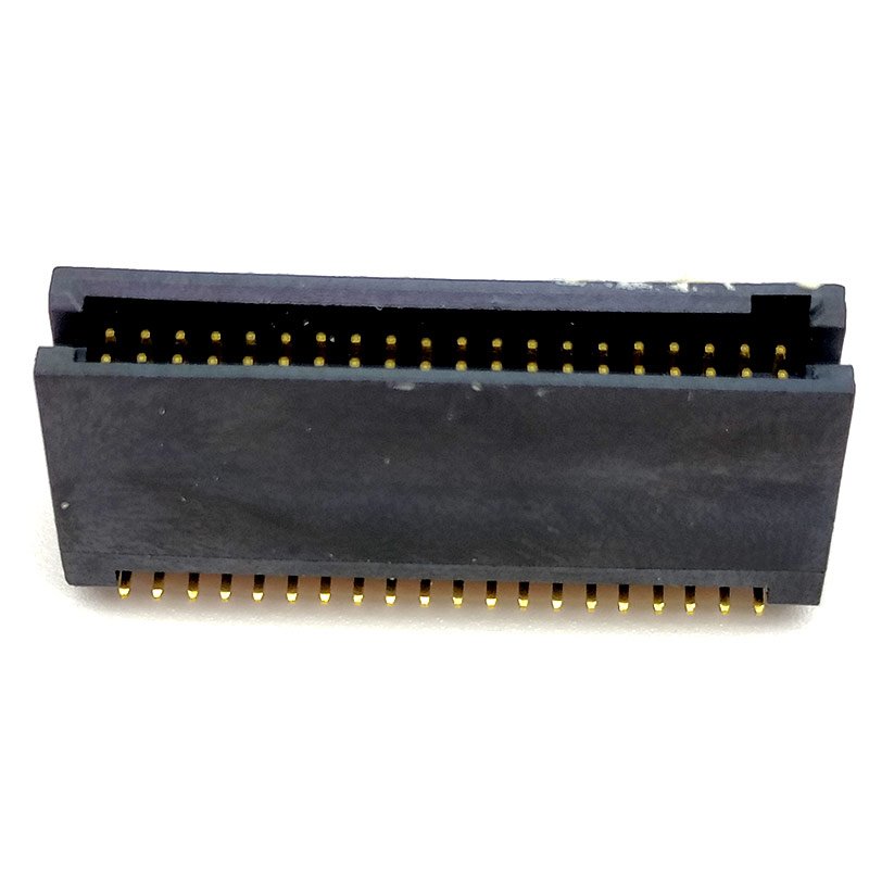 Best quality 1.27mm pitch smt box header connector pcb 2-40 Pin Right Angle dual row R/A type gold flash