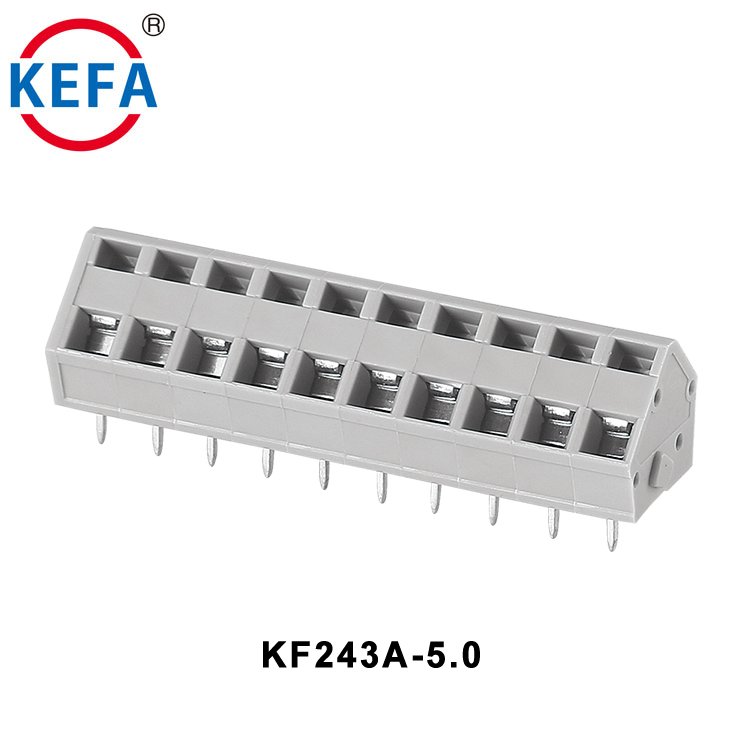 KF243A - 5.0 China PCB Spring Cage Connection Connectors male and female terminal block