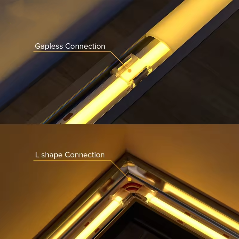 Universal Transparent Connector 5mm 8mm 10mm Wire To Wire Strip COB SMD LED Strip Light Connector