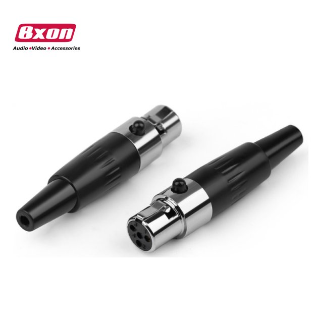 Mini male XLR 4Pins jack female 4 pin mini XLR audio connectors