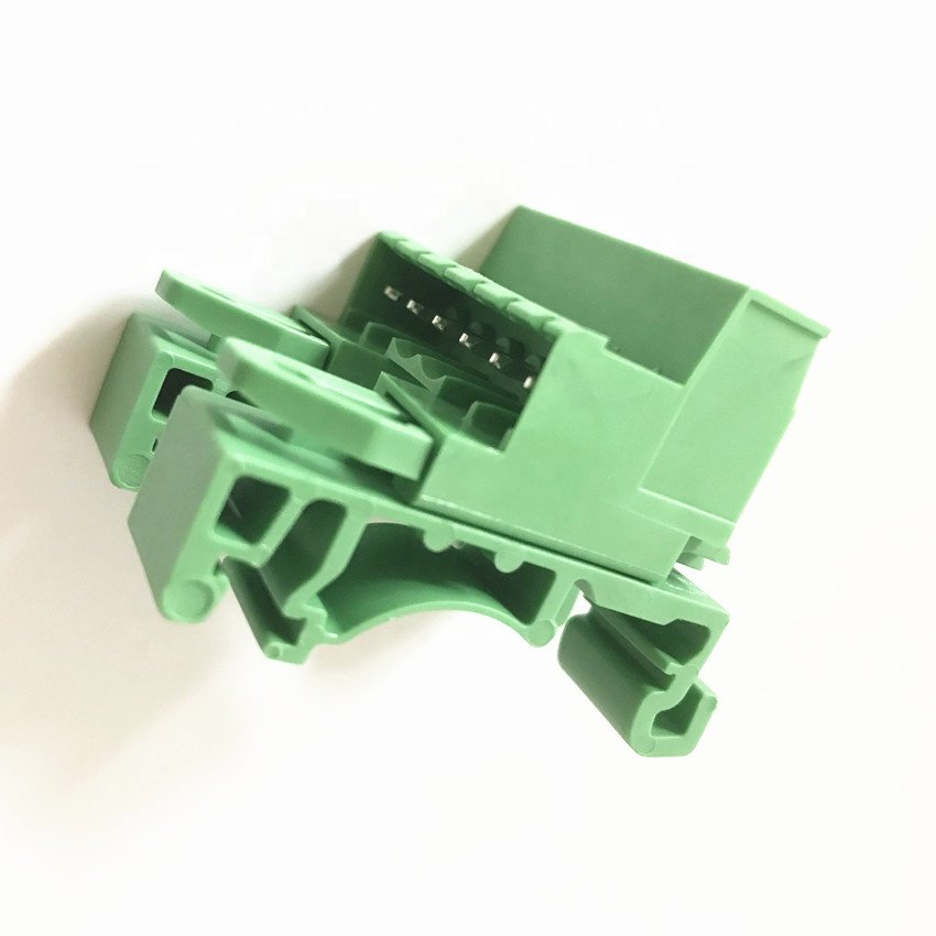 Rail terminal block 5.0/5.08 mm pitch male female plug in terminal blocks