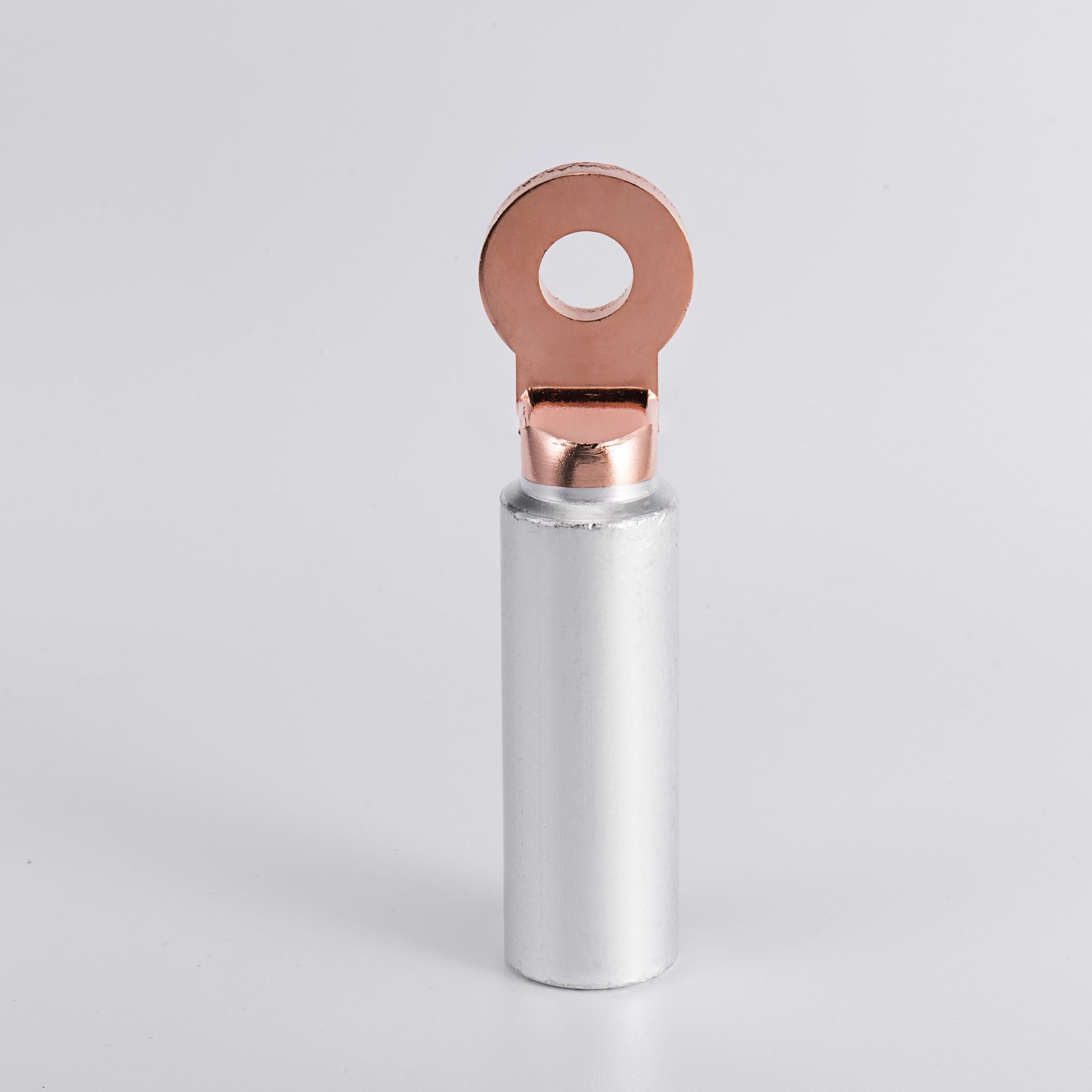 WZUMER Bimetallic Copper Electric Lug Cable Ring Insulated Terminal Aluminium Compress Type Crimped Connector Lug DTL2