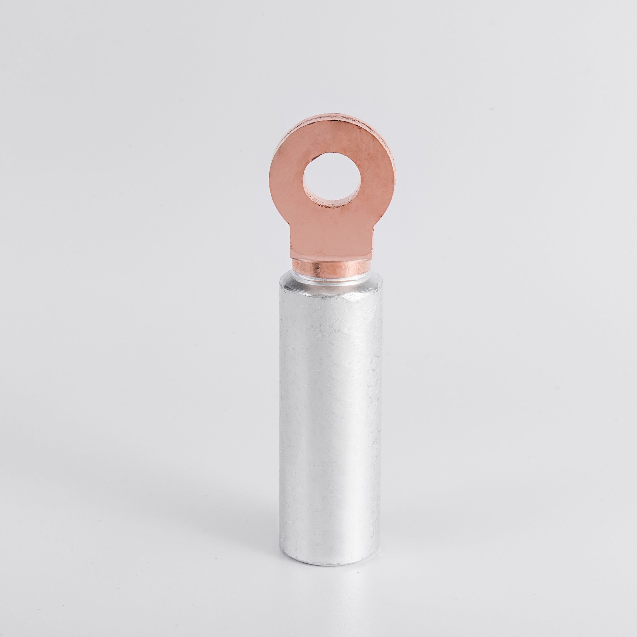 WZUMER Bimetallic Copper Electric Lug Cable Ring Insulated Terminal Aluminium Compress Type Crimped Connector Lug DTL2