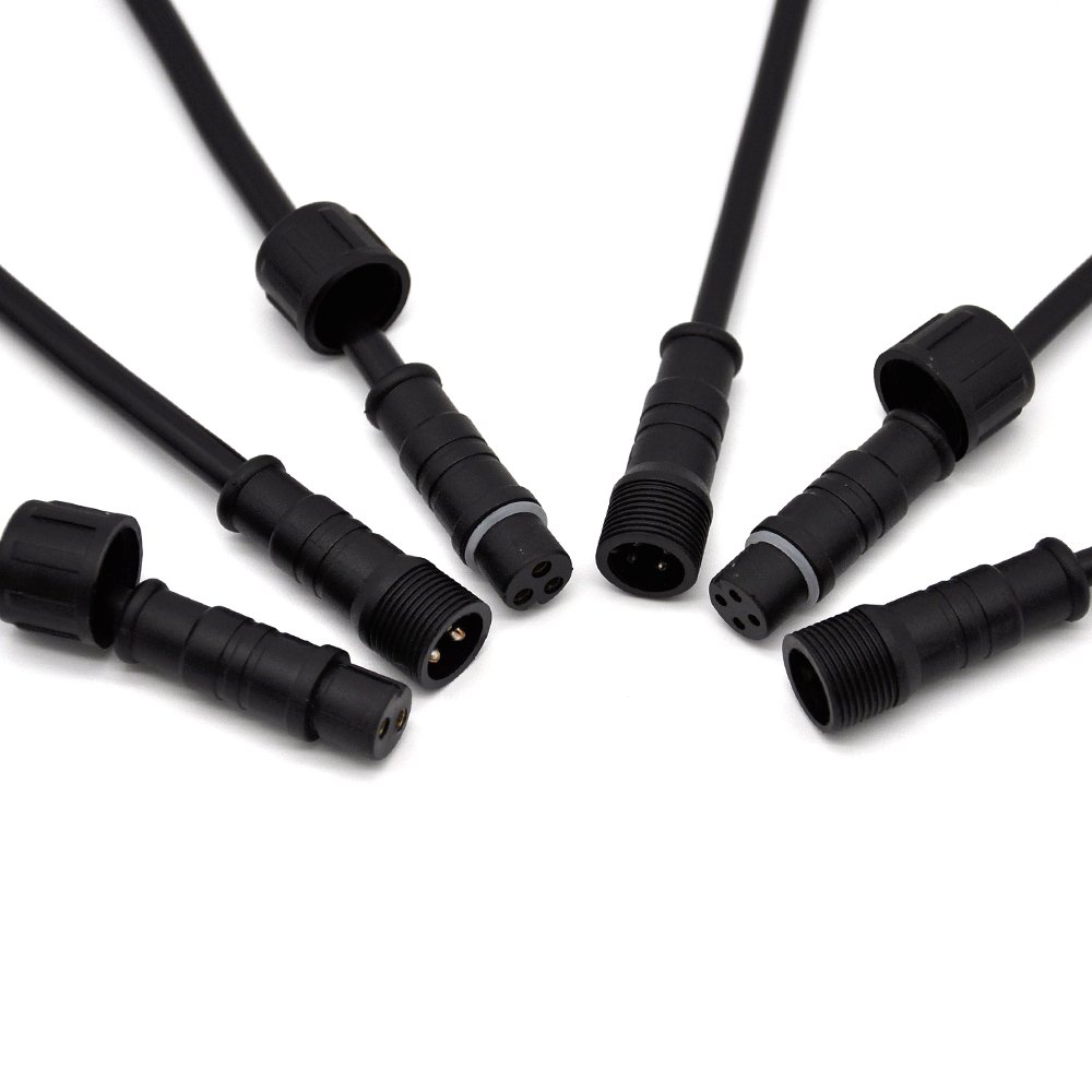 Low Voltage 2 Pin DC Terminal cable power connector for Christmas LED lighting