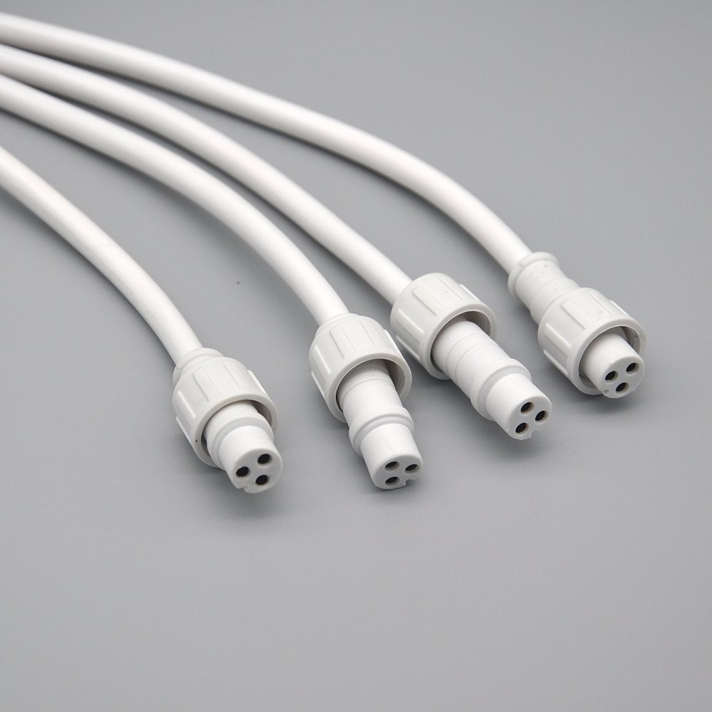 Low Voltage 2 Pin DC Terminal cable power connector for Christmas LED lighting