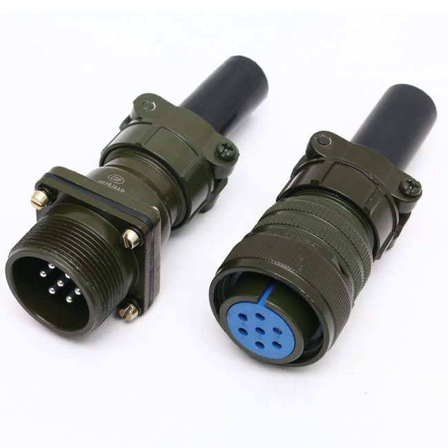 JL5-14TJ, JL5-14ZKP 10A 500V gold plated connector Railway crimp contacts bayonetock connector