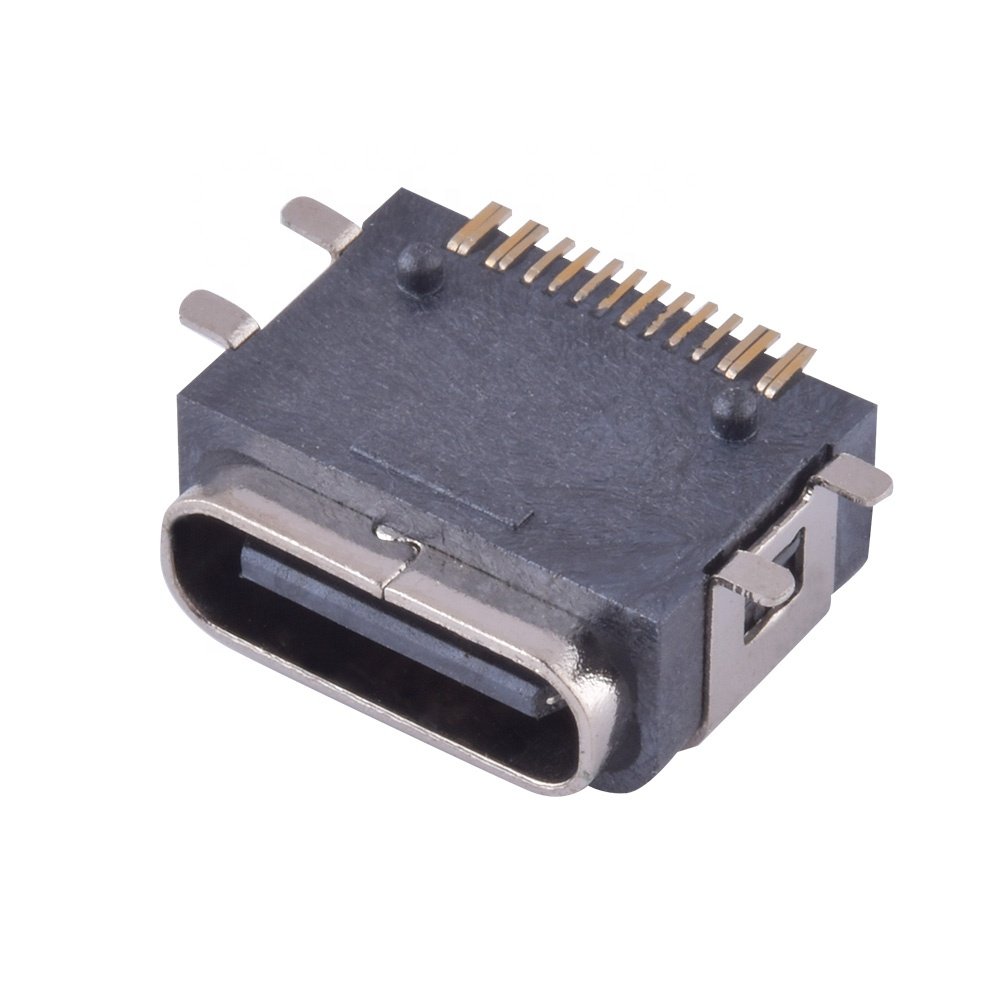 USB Type-C 16pin SMD Watertightness Interface Ip66 SMT Waterproof USB C Connector