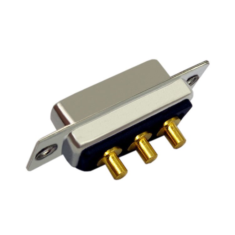 D-SUB 3w3 high current direct insertion male solid core gold-plated VGA serial power supply motherboard equipment connector
