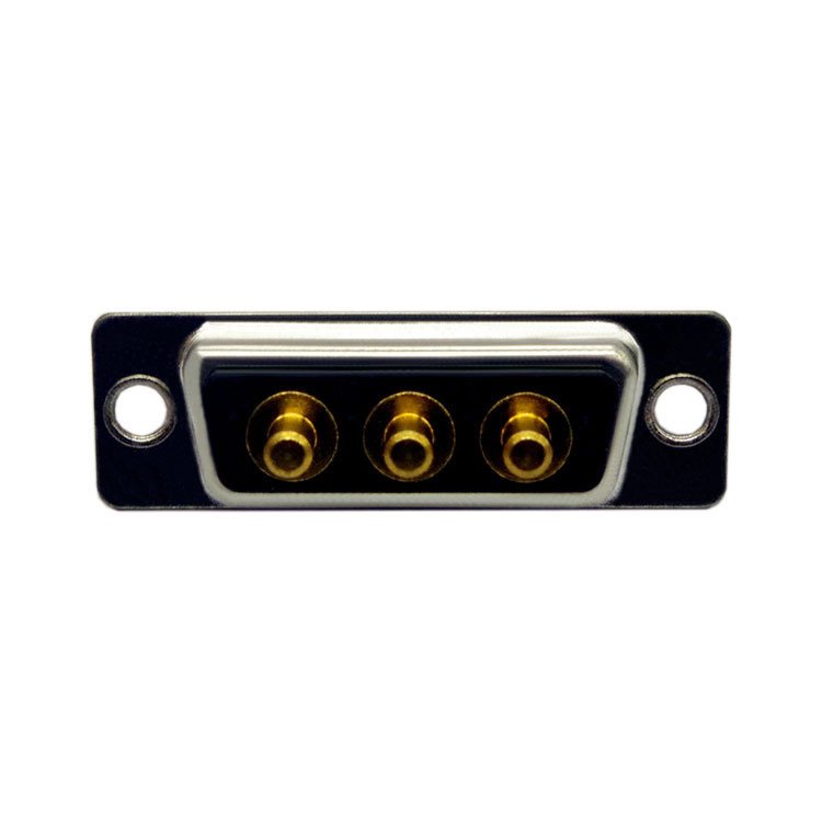 D-SUB 3w3 high current direct insertion male solid core gold-plated VGA serial power supply motherboard equipment connector