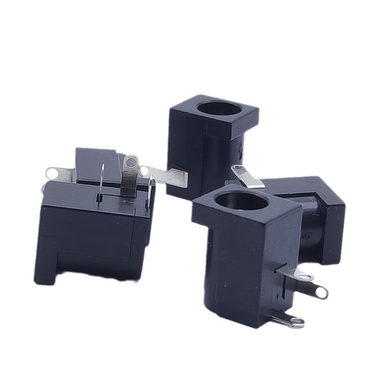 DC Jack Female Connector 5.5 *2.1 mm 5521 DC Jack Three Pin Plug Socket 2.1x 5.5mm Vertical Jack Socket DC Connector 2.1 x 5.5mm