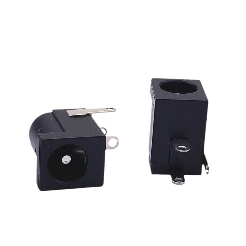 DC Jack Female Connector 5.5 *2.1 mm 5521 DC Jack Three Pin Plug Socket 2.1x 5.5mm Vertical Jack Socket DC Connector 2.1 x 5.5mm
