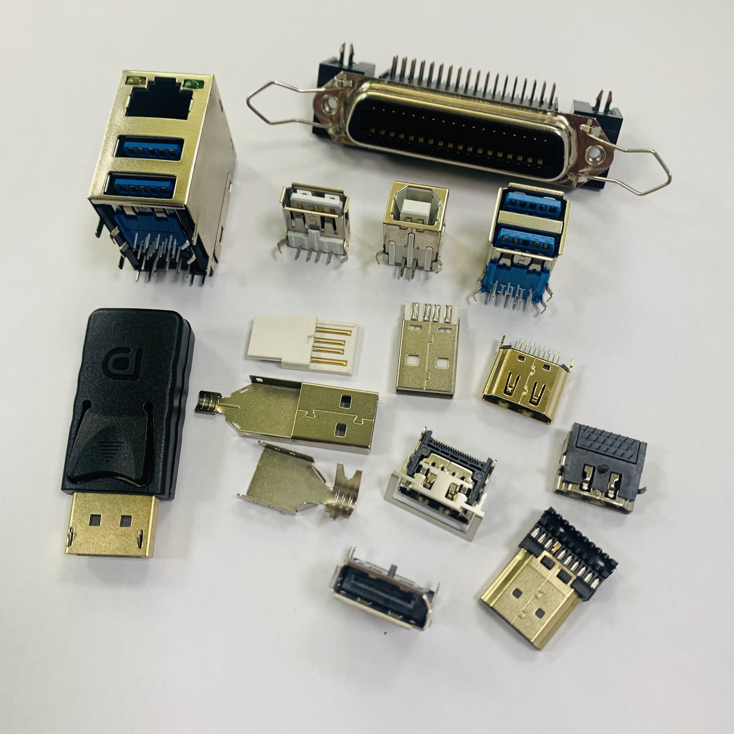Printed circuit board female D-SUB connector class 9-pin 15pin 25pin 26pin 37pin 44pin 50pin 62pin 104pin D-Sub connector